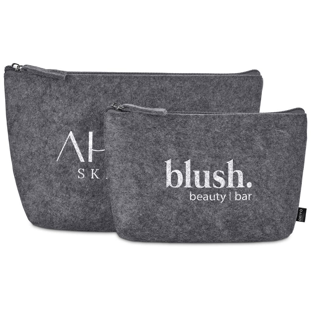 Okiyo Kesho Recycled PET Felt Mini Cosmetic Bag thumbnail 9