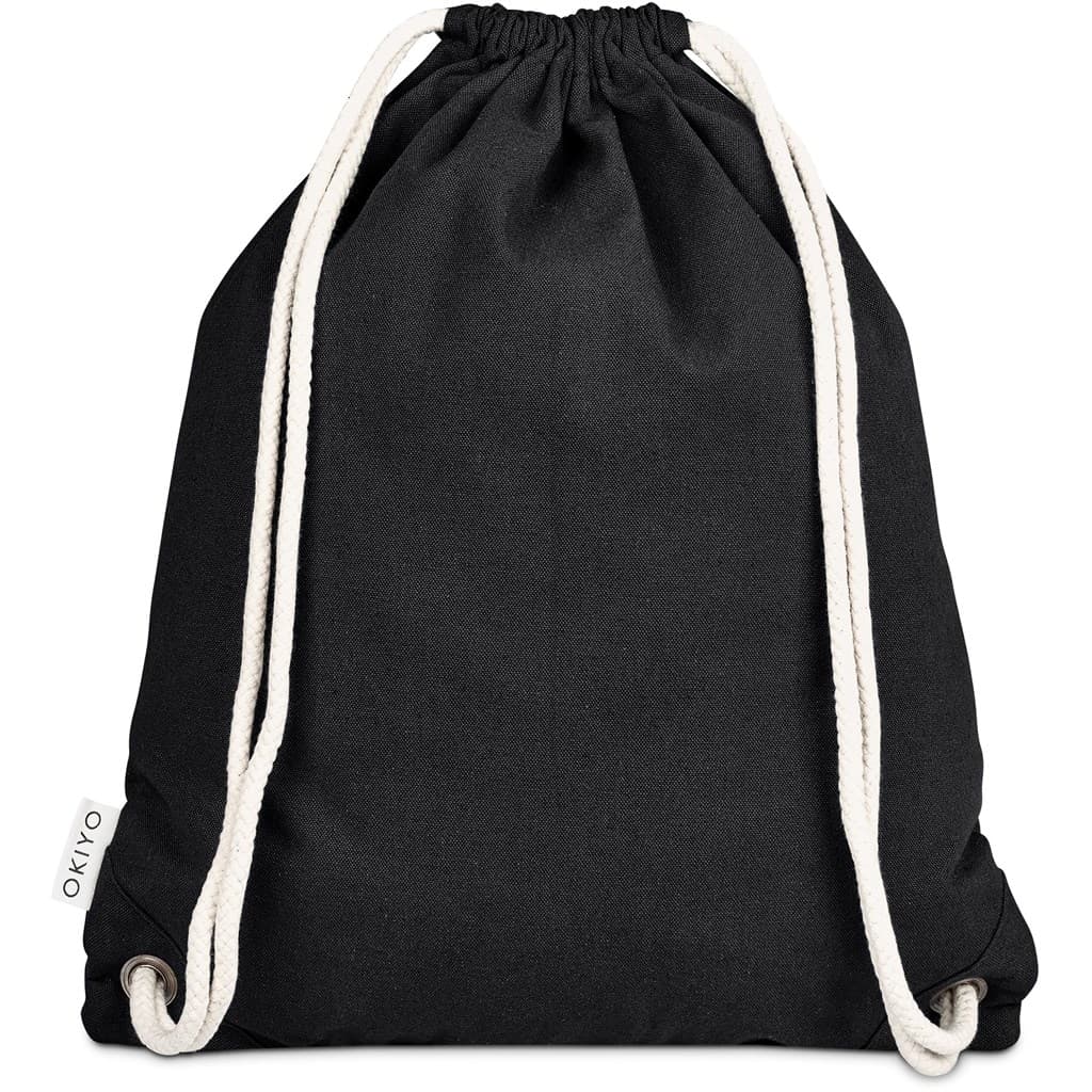 Okiyo Kinchaku Recycled Canvas Drawstring Bag thumbnail 11