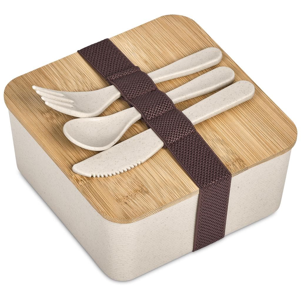 Okiyo Wani Wheat Straw & Bamboo Lunch Box