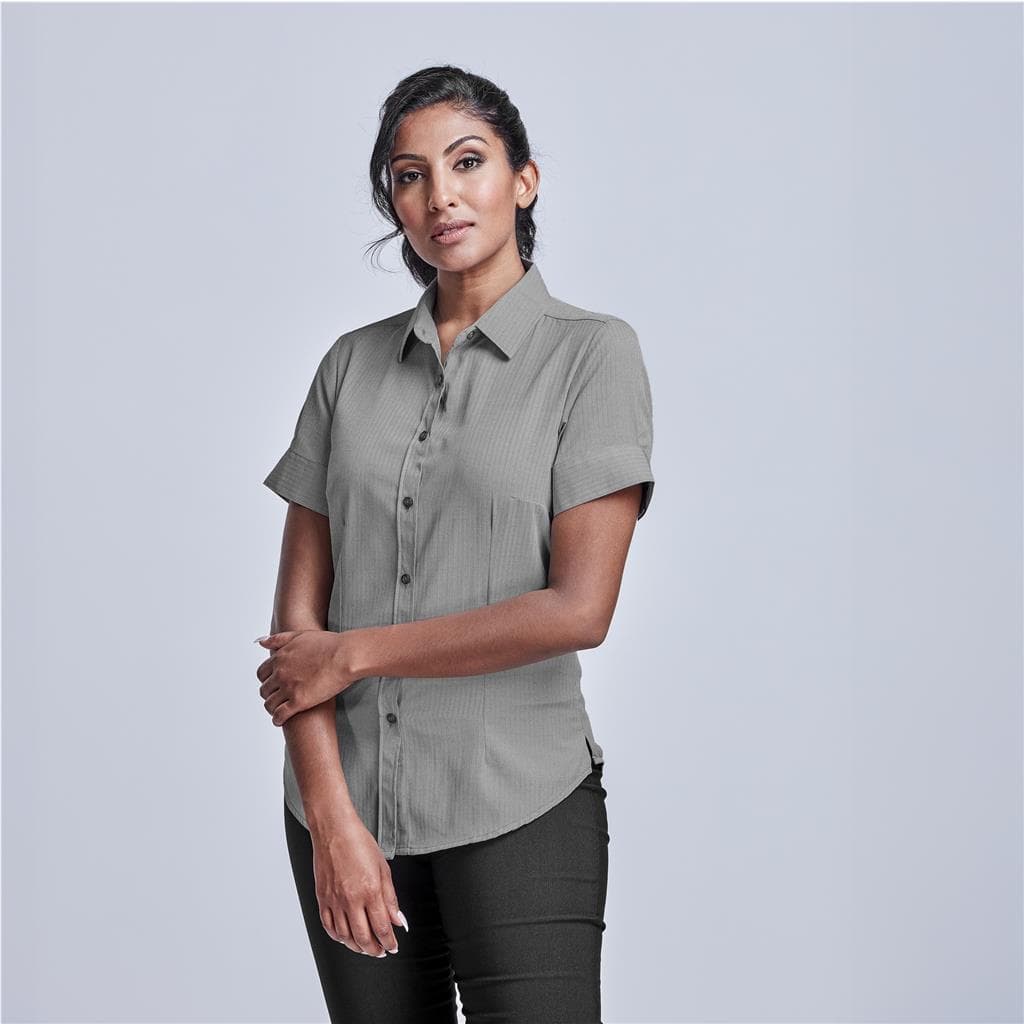 Ladies Short Sleeve Nottingham Shirt thumbnail 3