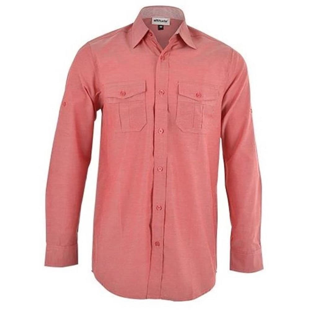 Mens Long Sleeve Ruben Shirt – Red