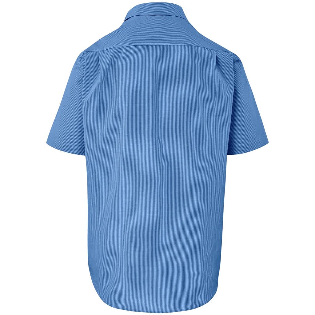 Mens Short Sleeve Micro Check Shirt thumbnail 3