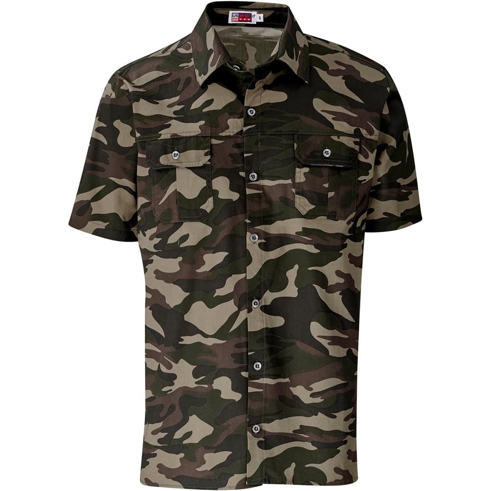 Mens Short Sleeve Wildstone Shirt – Camouflage