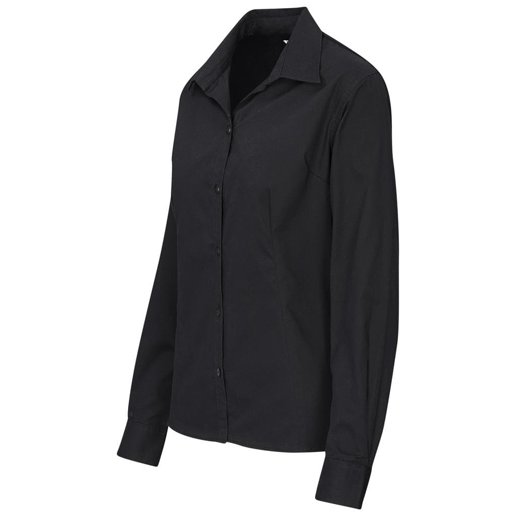 Ladies Long Sleeve Brushed Cotton Twill Moderna Shirt thumbnail 5