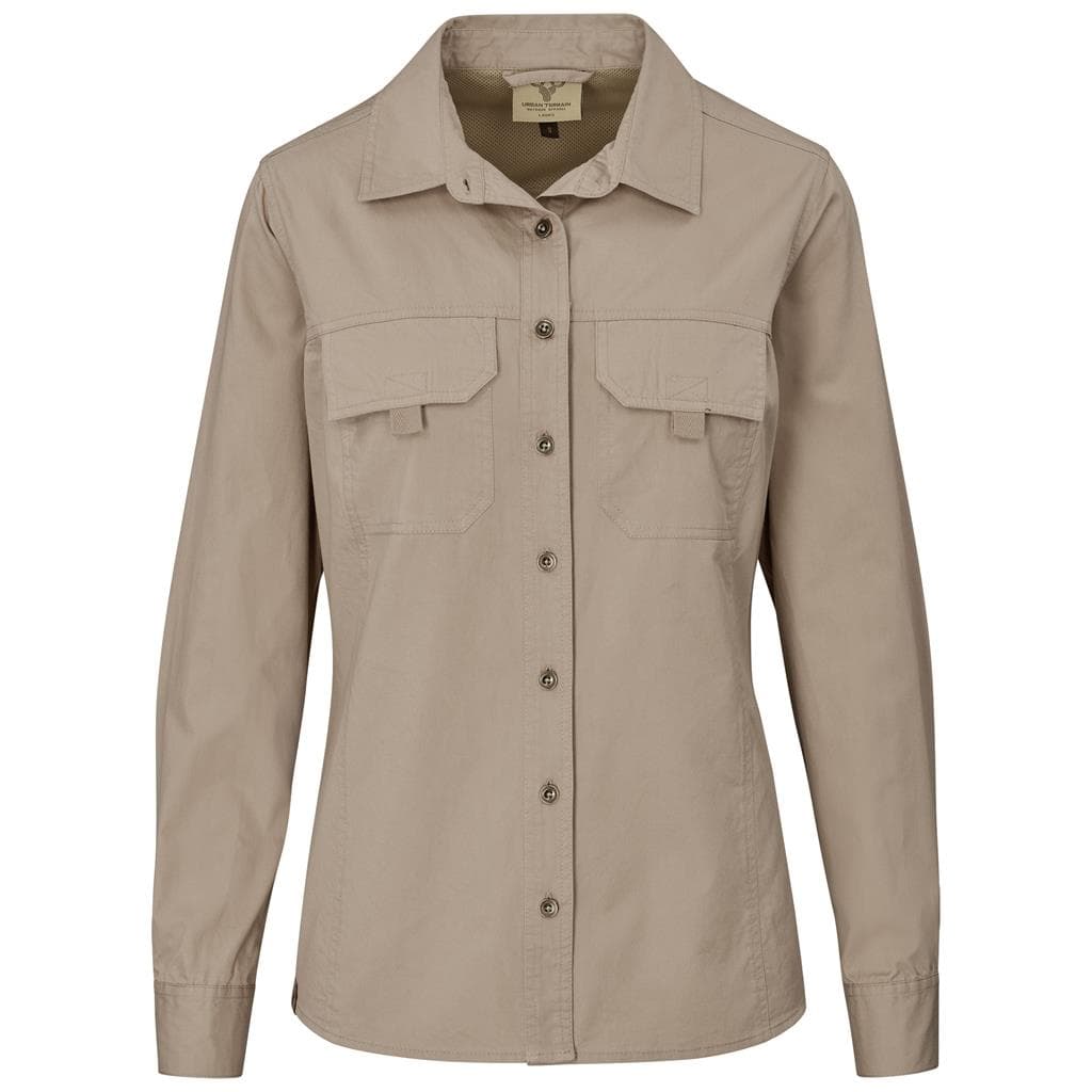 Ladies Long Sleeve Mawenzi Twill Shirt thumbnail 8