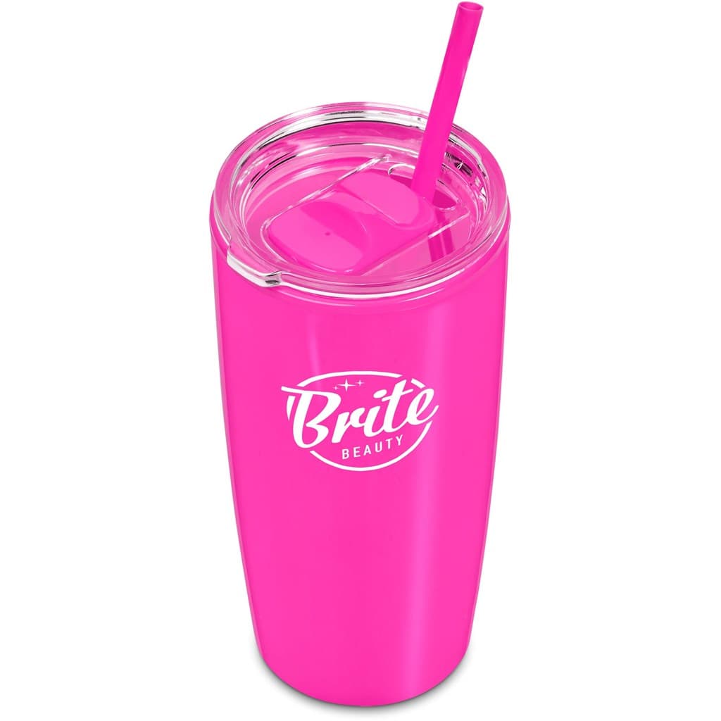 Altitude Daytona Plastic 2-in-1 Double-Wall Tumbler & Straw – 600ml thumbnail 103