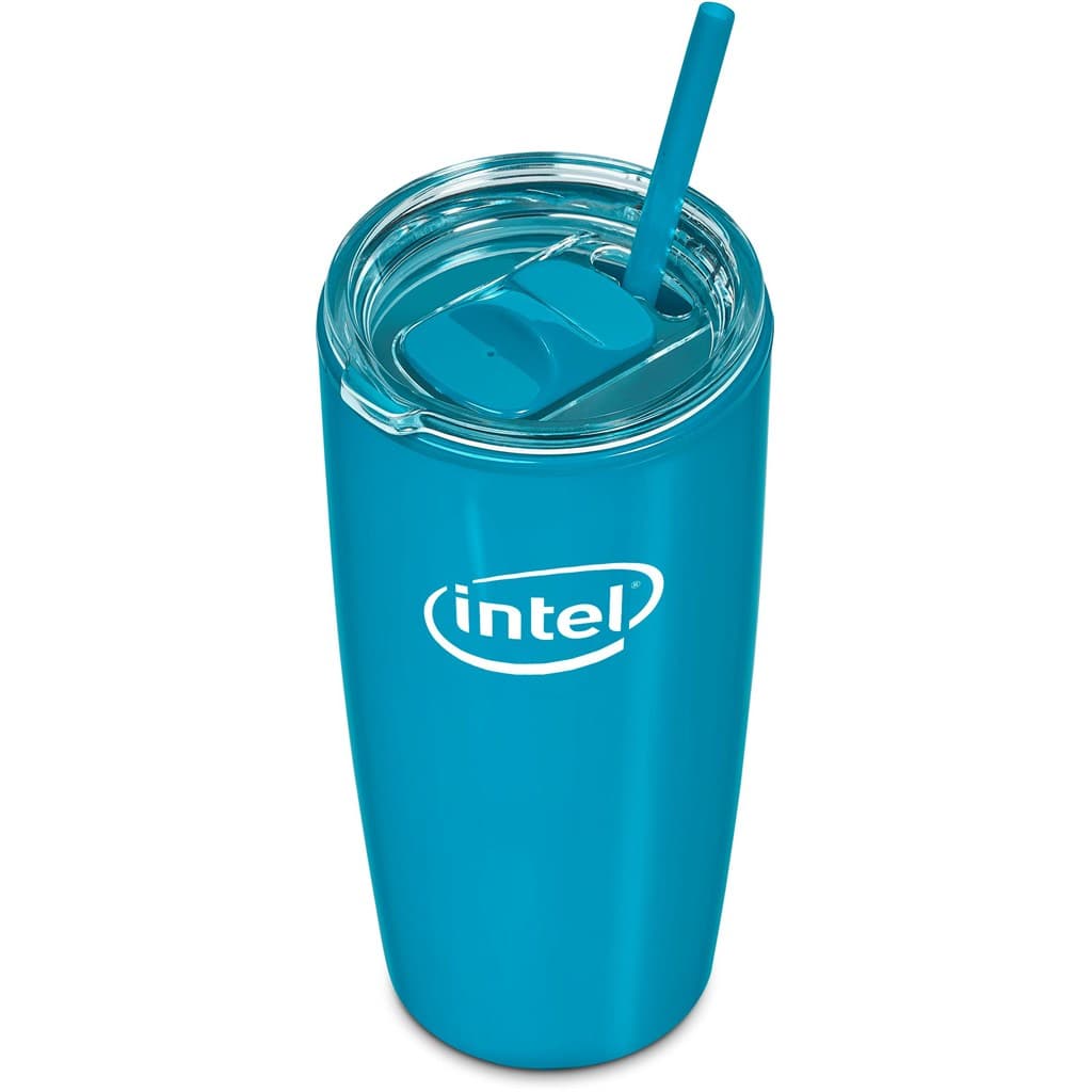 Altitude Daytona Plastic 2-in-1 Double-Wall Tumbler & Straw – 600ml thumbnail 144