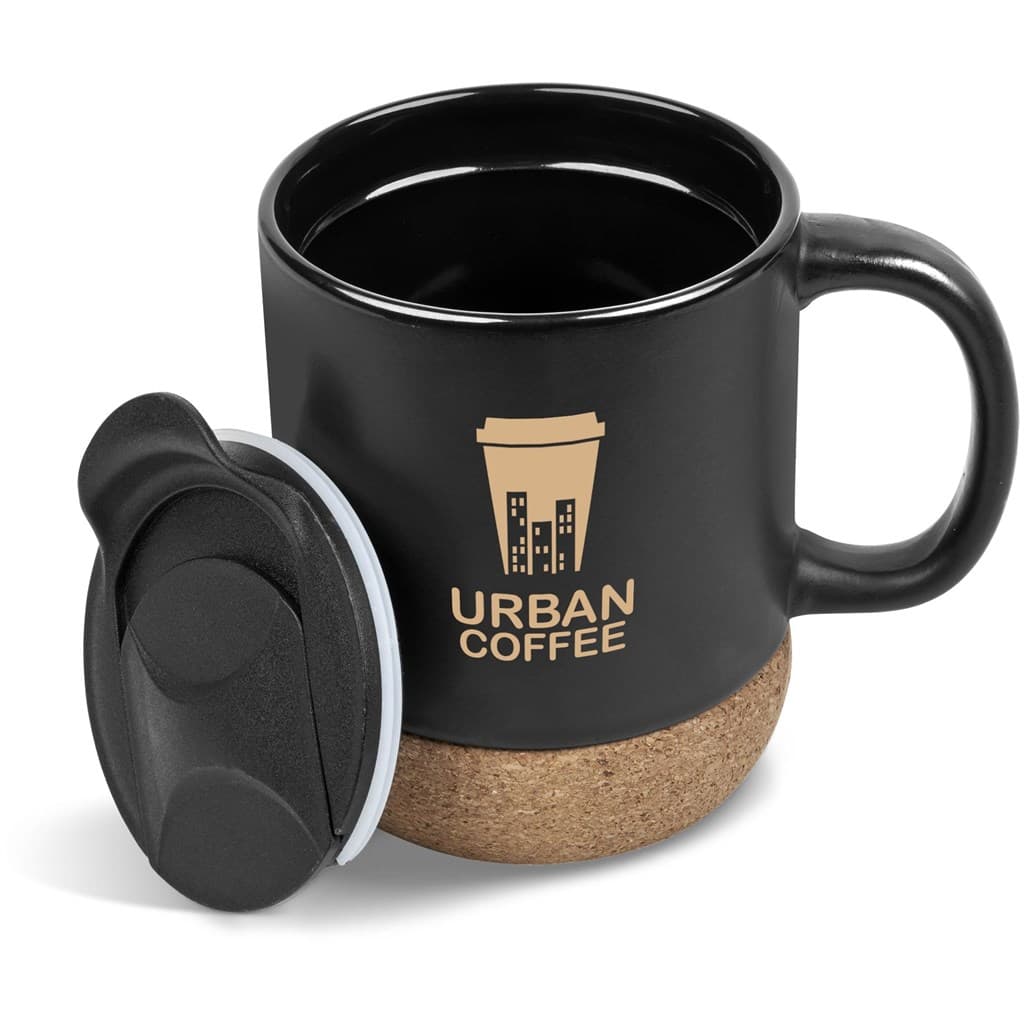 Serendipio Sienna Cork & Ceramic Coffee Mug – 340ml thumbnail 8