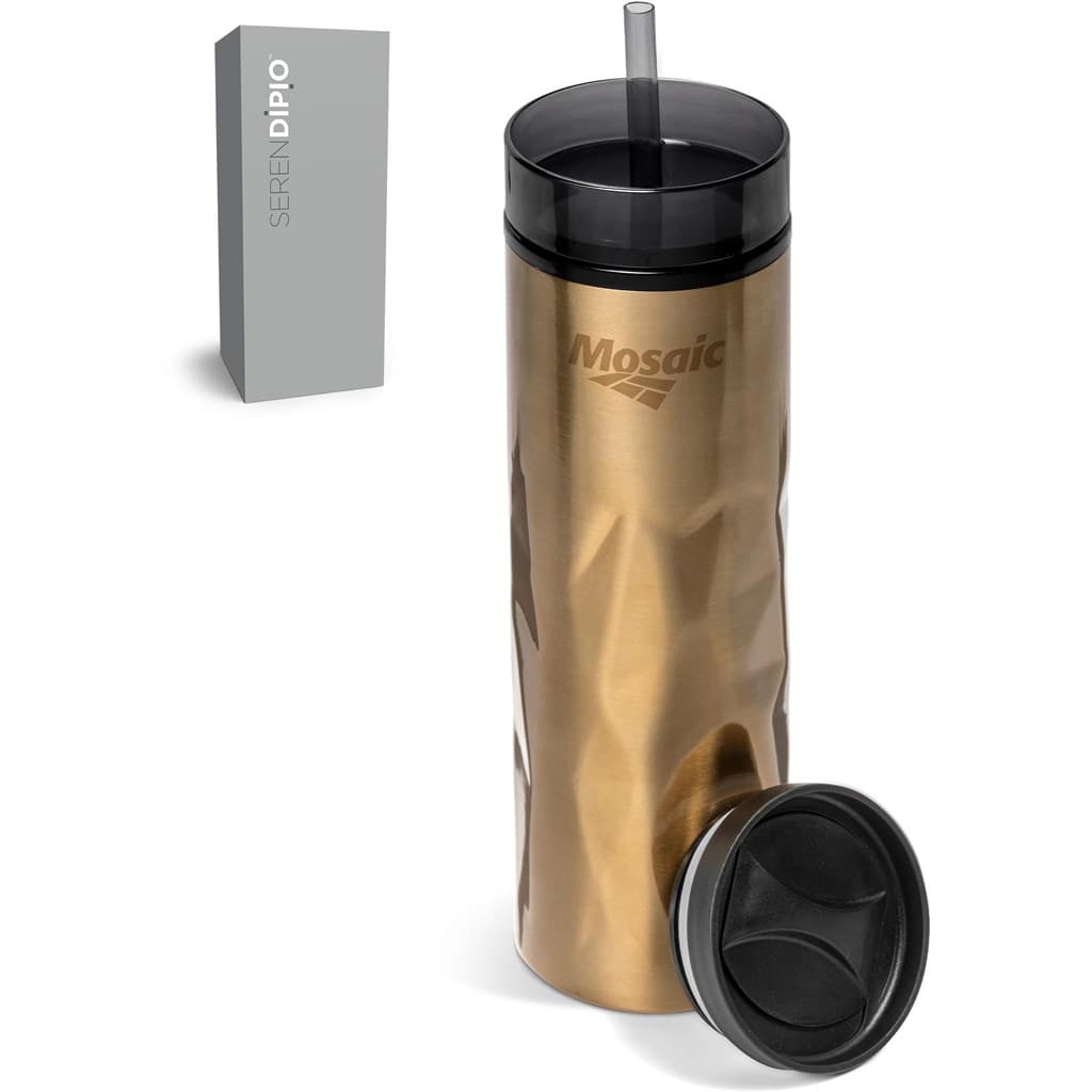Serendipio Fire & Ice Stainless Steel & Plastic 2-In-1 Tumbler – 435ml thumbnail 7