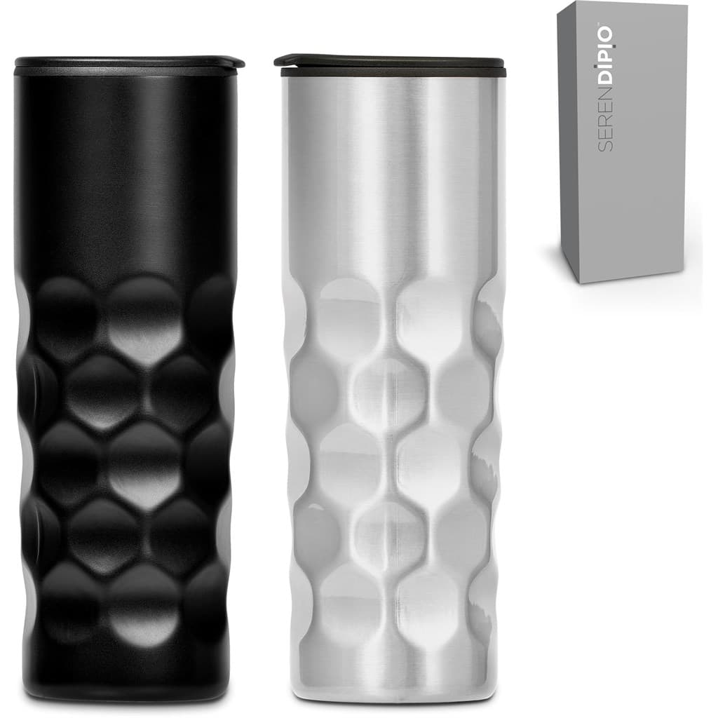 Serendipio Meteor Stainless Steel & Plastic Double-Wall Tumbler – 450ml thumbnail 2