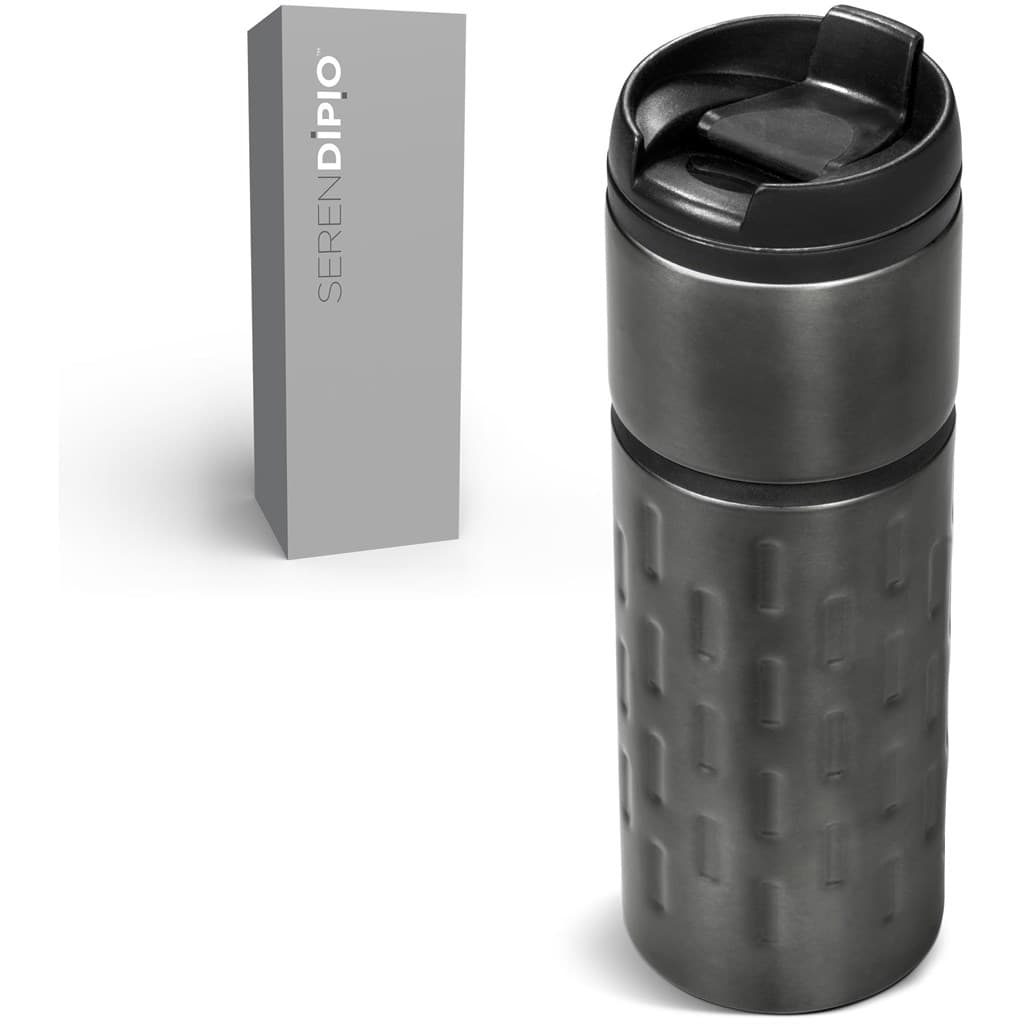 Serendipio Binary Stainless Steel & Plastic Double-Wall Tumbler – 450ml thumbnail 2