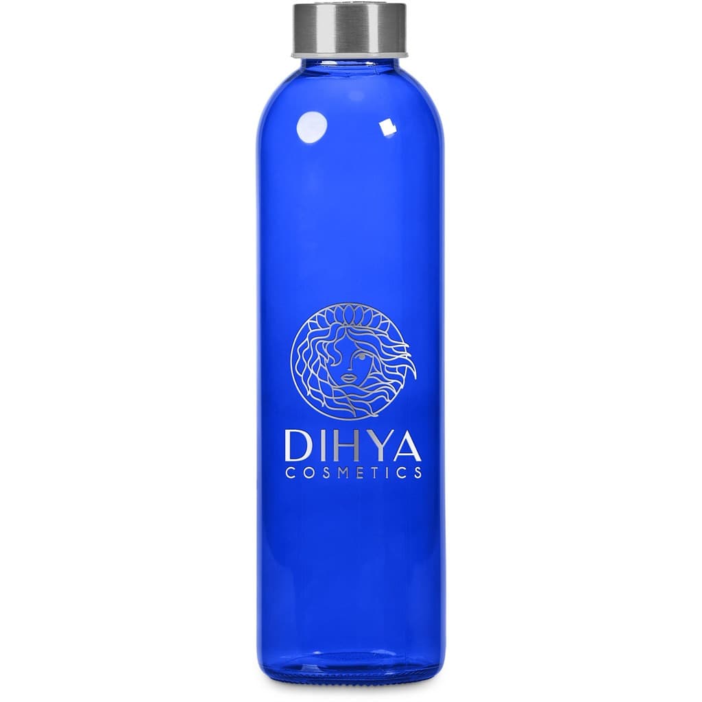 Kooshty Pura Plus Glass Water Bottle – 750ml – Blue