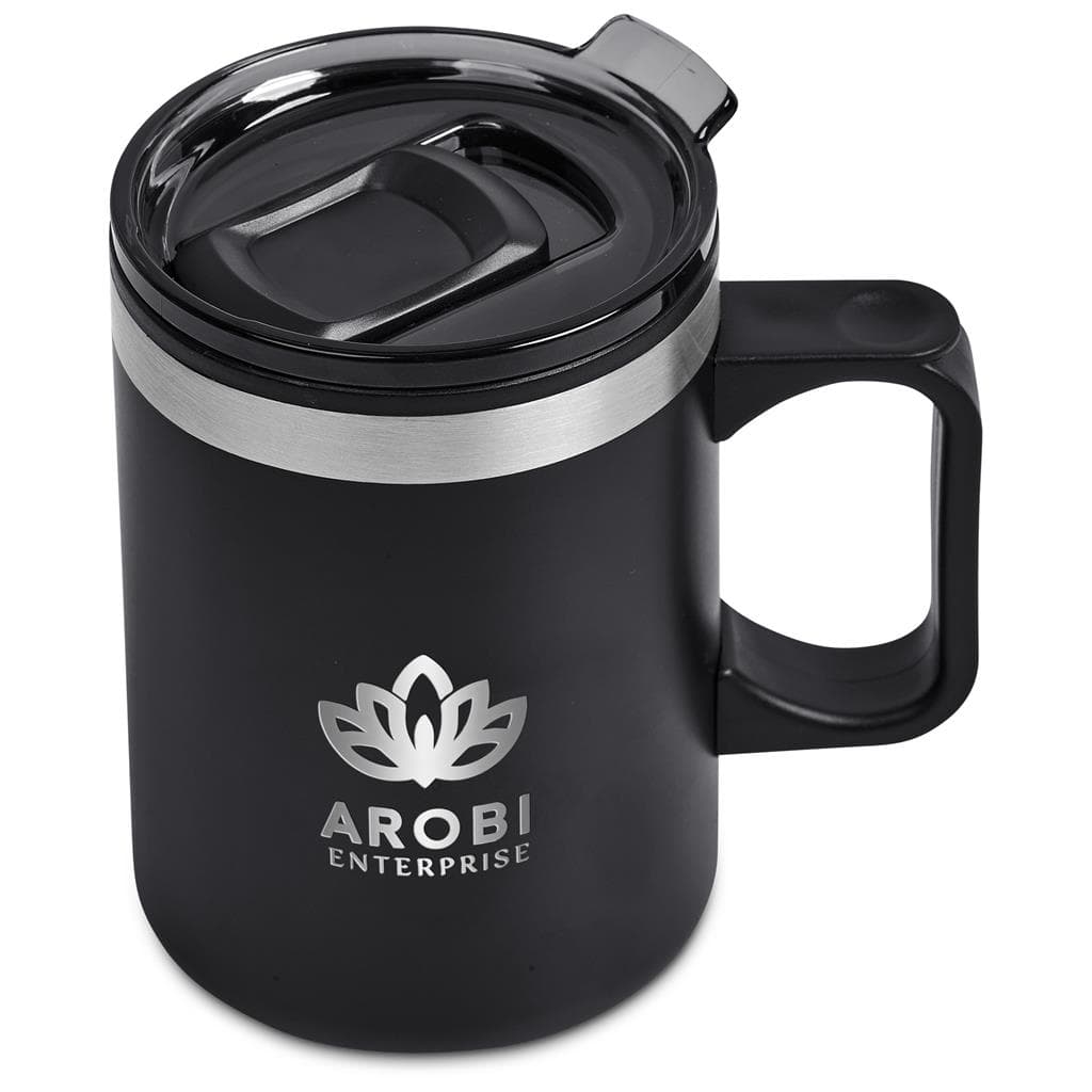 Kooshty Angelo Stainless Steel & Plastic Double-Wall Mug – 360ml thumbnail 4