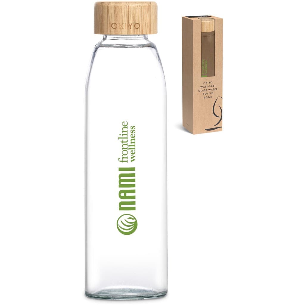 Okiyo Wabi-Sabi Glass Water Bottle – 500ml thumbnail 14