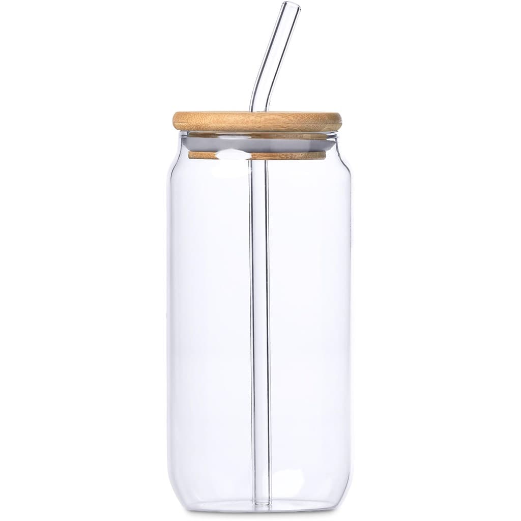 Okiyo Natsu Glass & Bamboo Tumbler & Straw – 500ml thumbnail 3