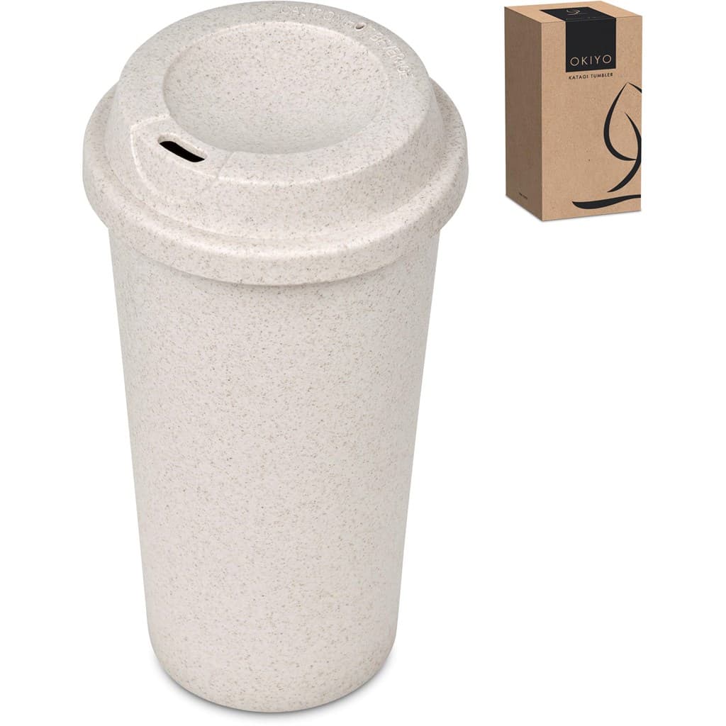 Okiyo Katagi Wheat Straw Double-Wall Tumbler – 450ml thumbnail 3
