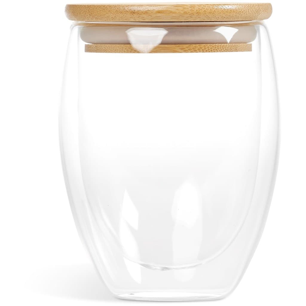 Okiyo Moco Glass & Bamboo Double-Wall Cup – 350ml thumbnail 17