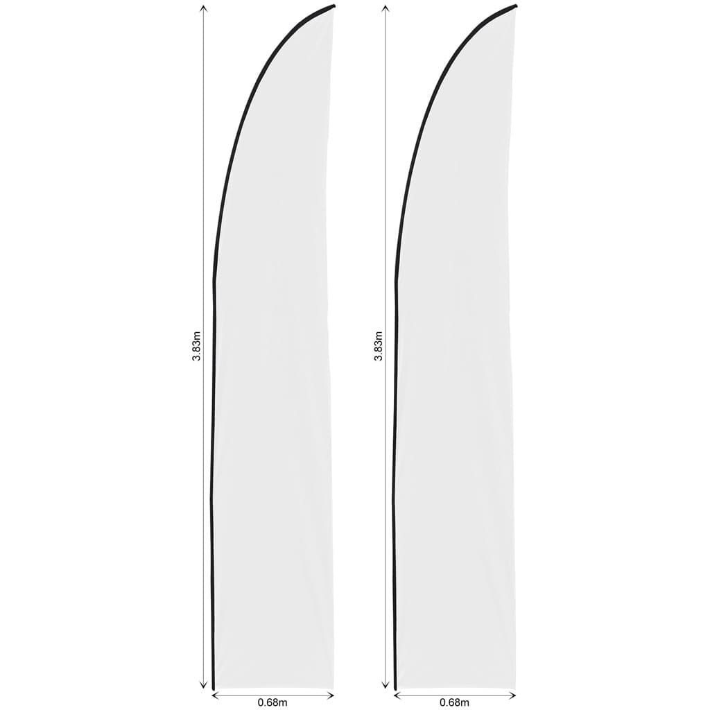 Legend 3m Sublimated Arcfin Flying Banner Skin – Set Of 2 (Excludes Hardware)