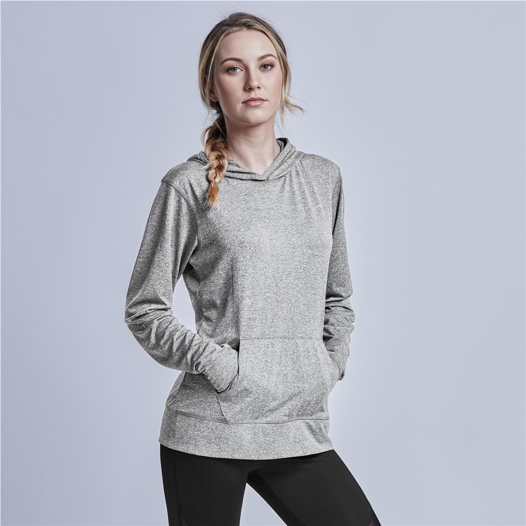 Ladies Fitness Lightweight Hooded Sweater