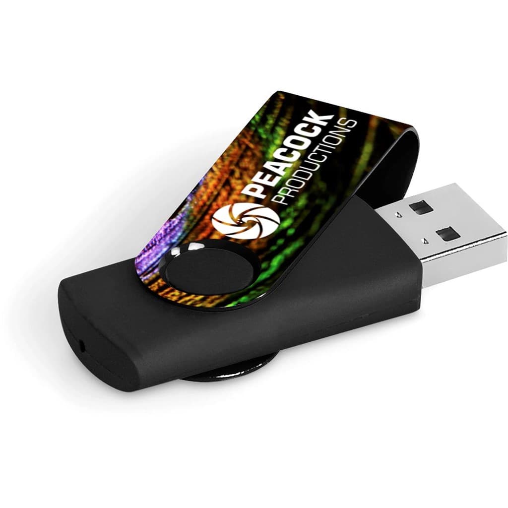 Axis Gyro Black Flash Drive – 32GB thumbnail 4
