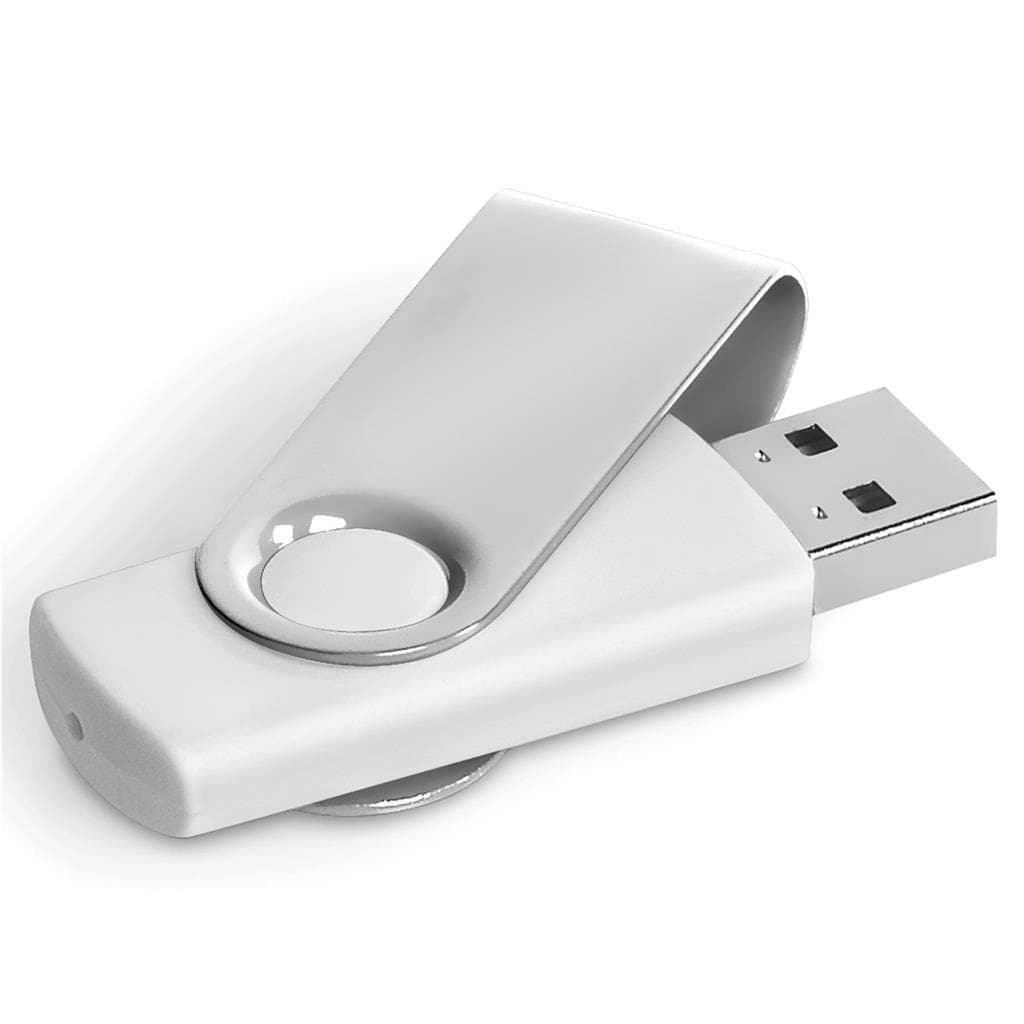 Axis Gyro White Flash Drive – 32GB thumbnail 25
