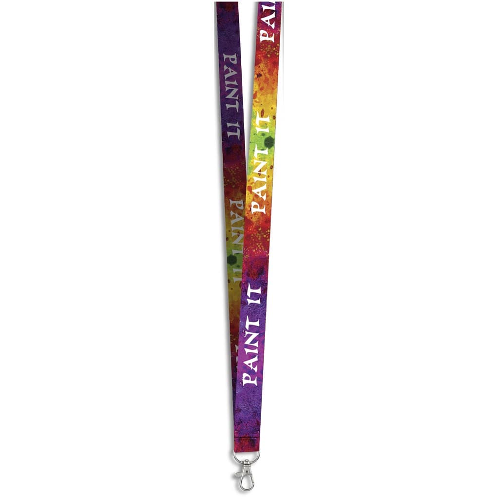 Altitude Snap Hook Clip Double-Sided Sublimation Satin Lanyard thumbnail 3