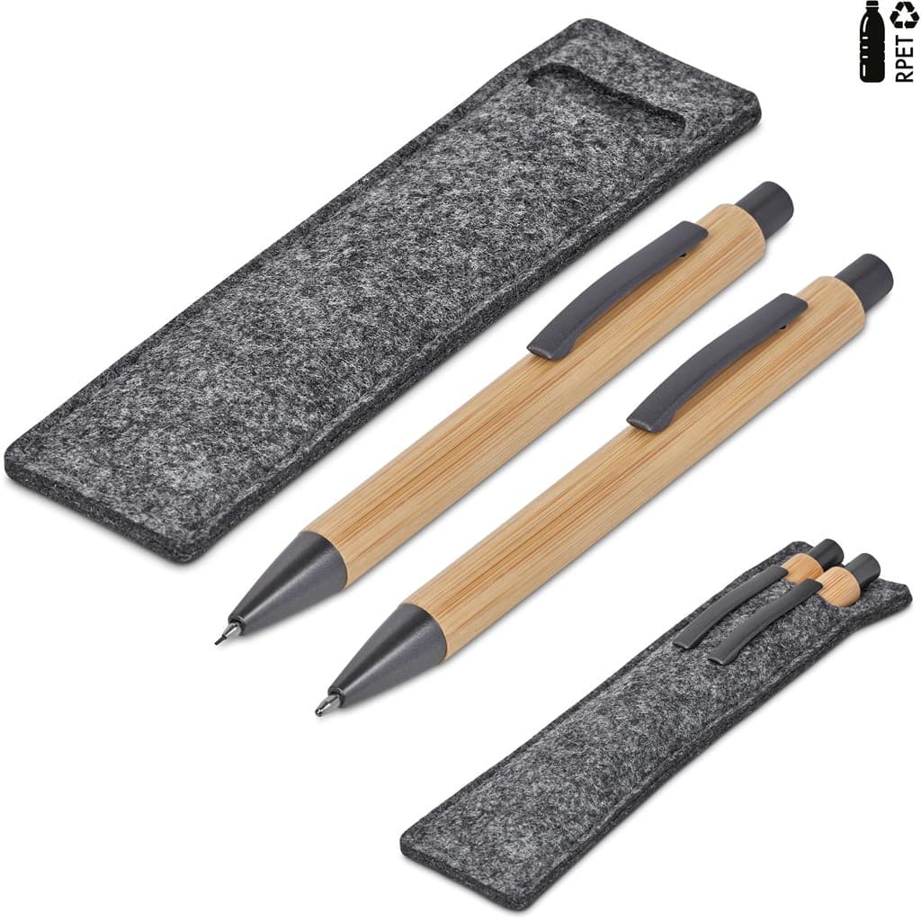 Okiyo Jona Bamboo Ball Pen & Pencil Set thumbnail 6