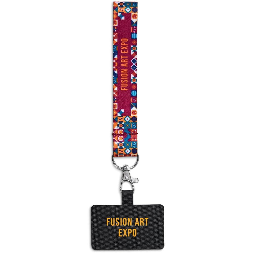 Altitude Rambler Single-Sided Sublimated Satin Wrist Phone Strap thumbnail 7
