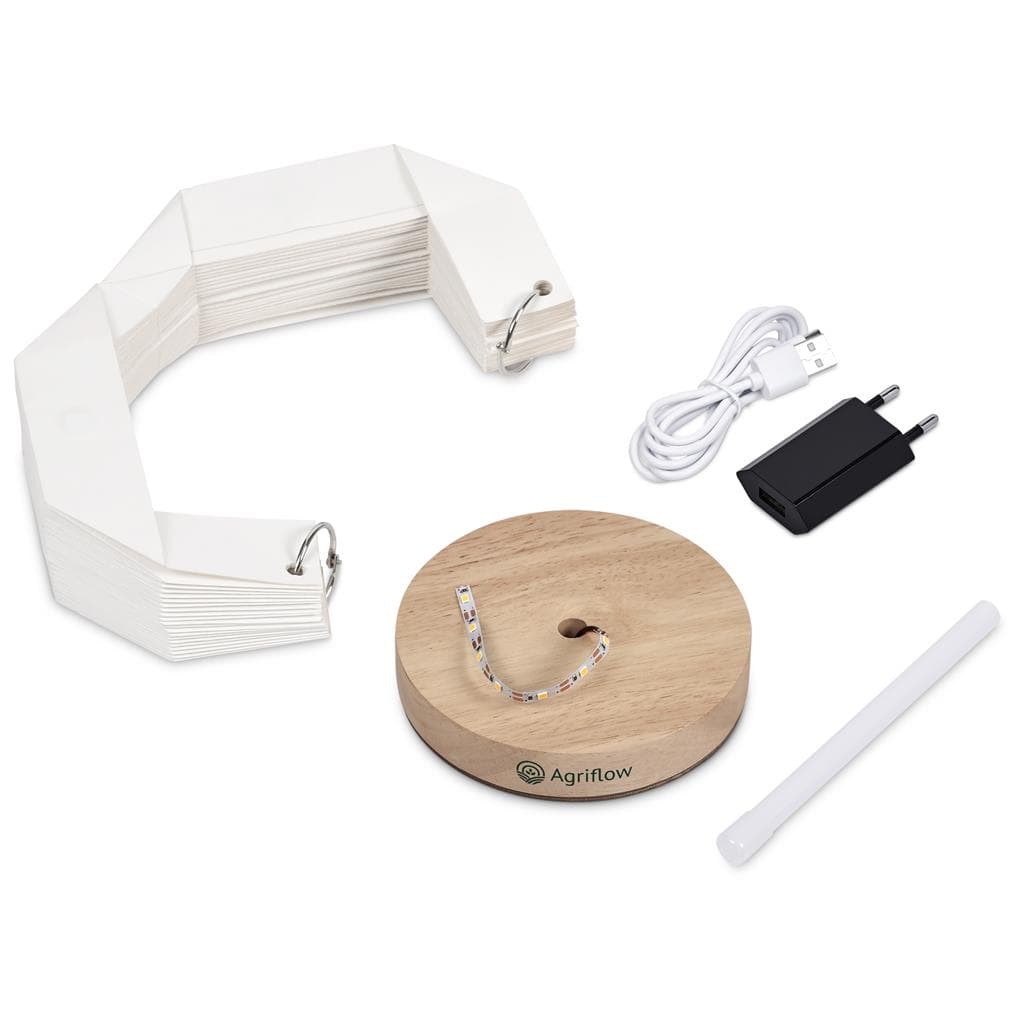 Okiyo Kosuke Wood & Paper LED Lamp thumbnail 16