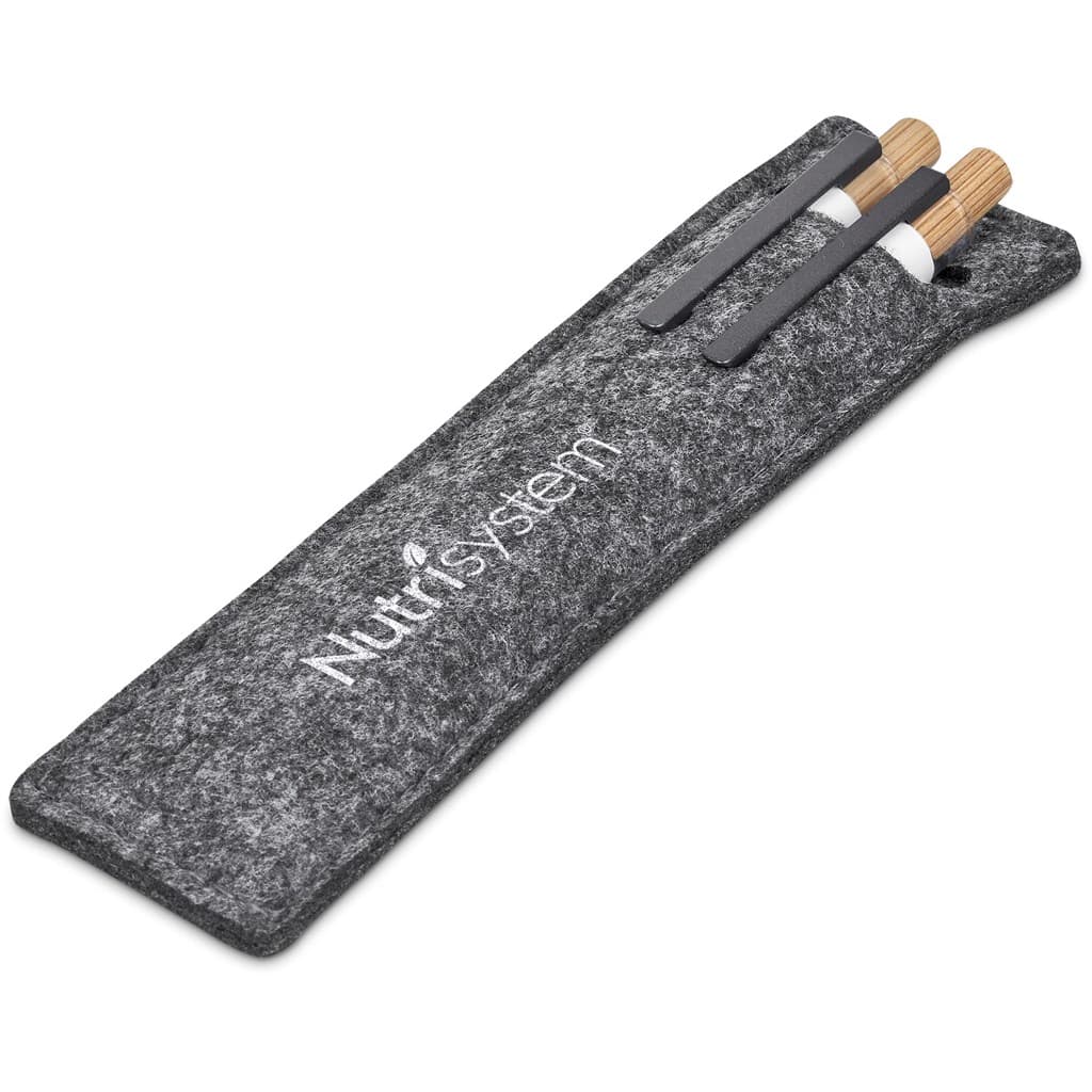 Okiyo Mimo Recycled Aluminum Ball Pen & Pencil Set thumbnail 17