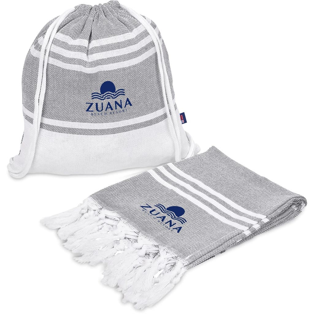 US Basic Santa Cruz Cotton-Rich Beach Towel & Drawstring Bag thumbnail 13