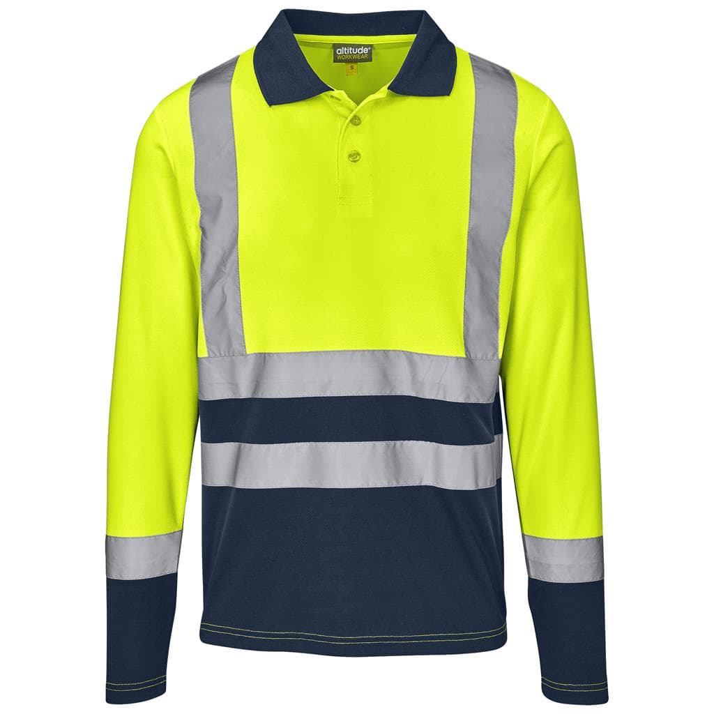 Long Sleeve Surveyor Two-Tone Hi-Viz Golf Shirt thumbnail 10