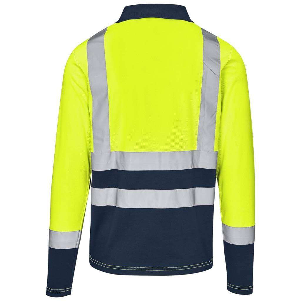 Long Sleeve Surveyor Two-Tone Hi-Viz Golf Shirt thumbnail 12