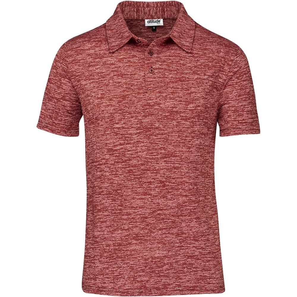 Mens Echo Golf Shirt – Red