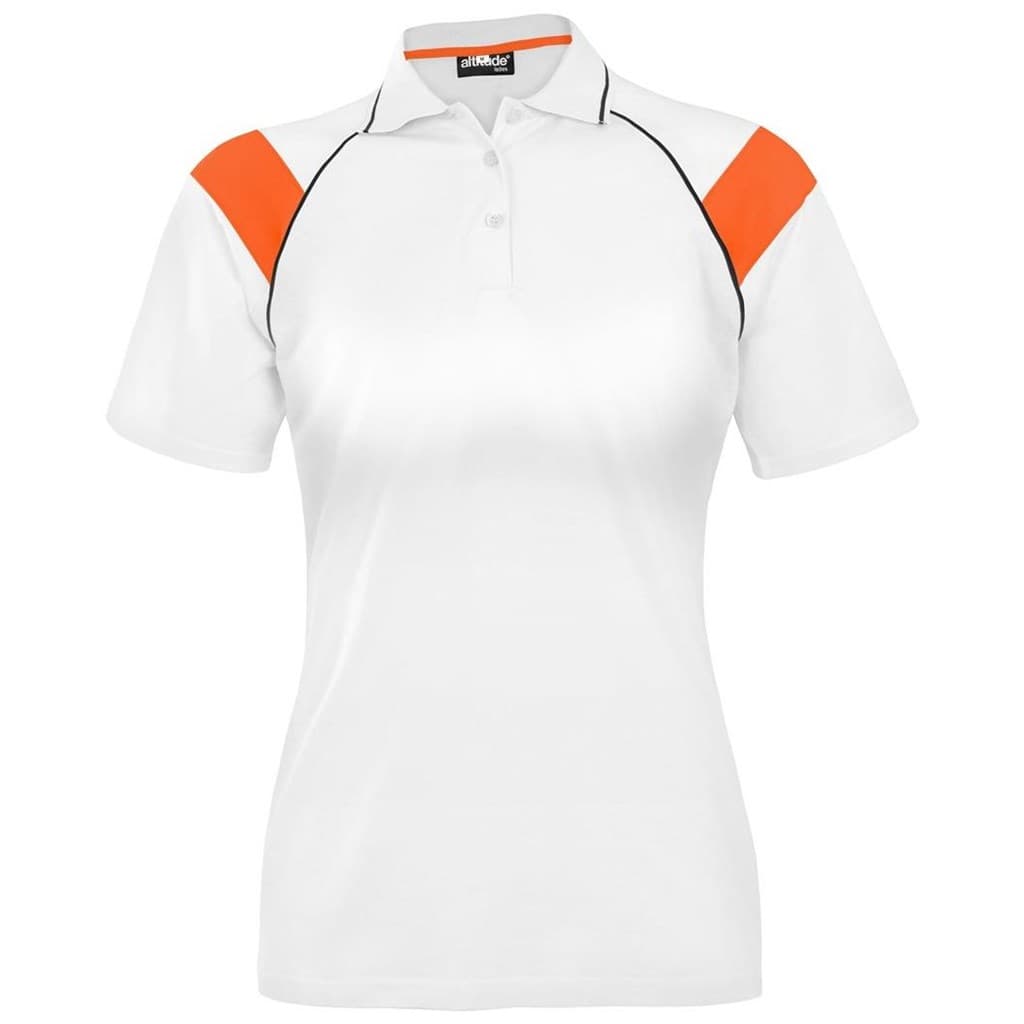 Ladies Score Golf Shirt – Black Lime thumbnail 2