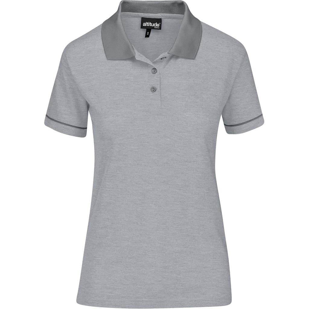 Ladies Verge Golf Shirt – Light Blue thumbnail 4