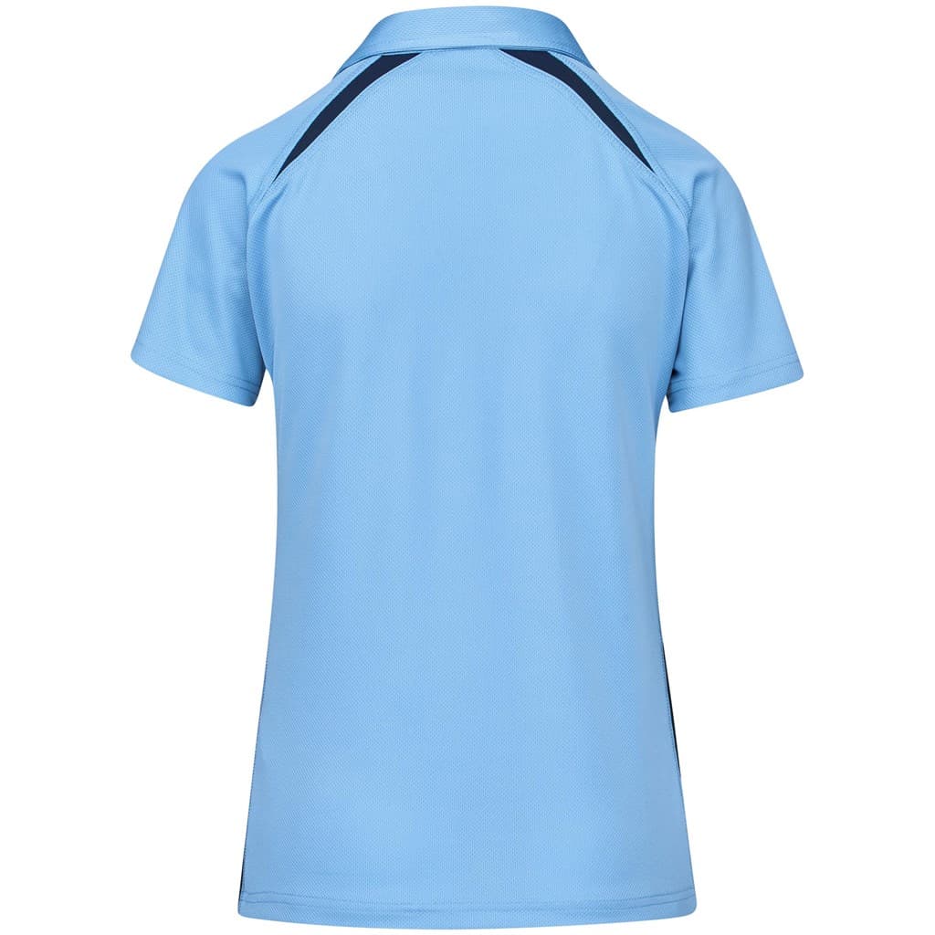 Ladies Splice Golf Shirt – Light Blue thumbnail 2
