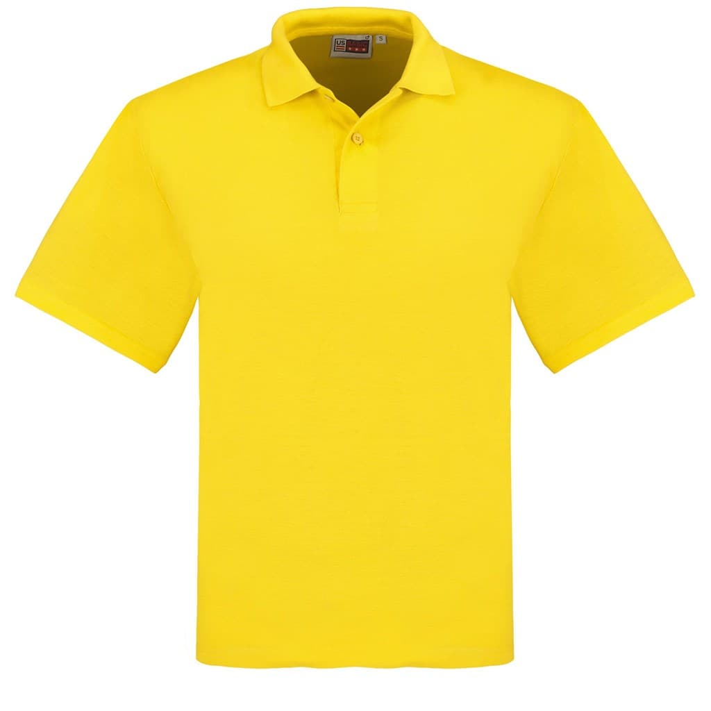 Mens Elemental Golf Shirt – Yellow