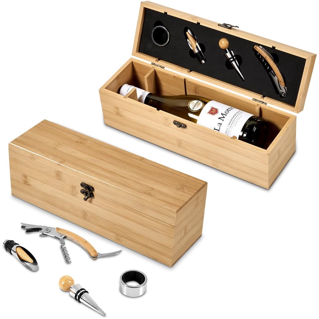 Okiyo Wainoka Bamboo Wine Set thumbnail 8