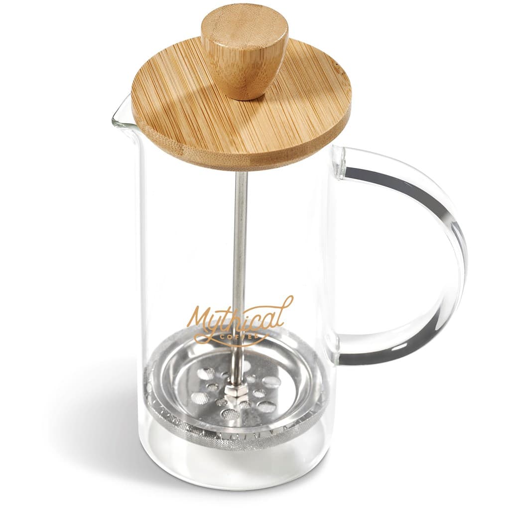 Okiyo Osu Glass & Bamboo Coffee Plunger – 350ml