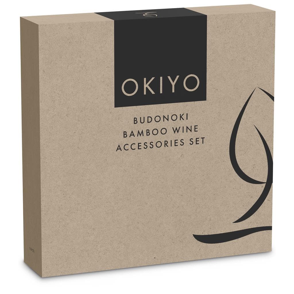 Okiyo Budonoki Bamboo Wine Accessories set thumbnail 12