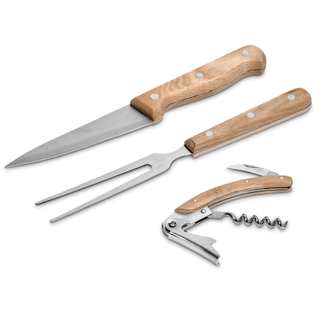 Okiyo Suraisu Bamboo Food & Wine Set thumbnail 3