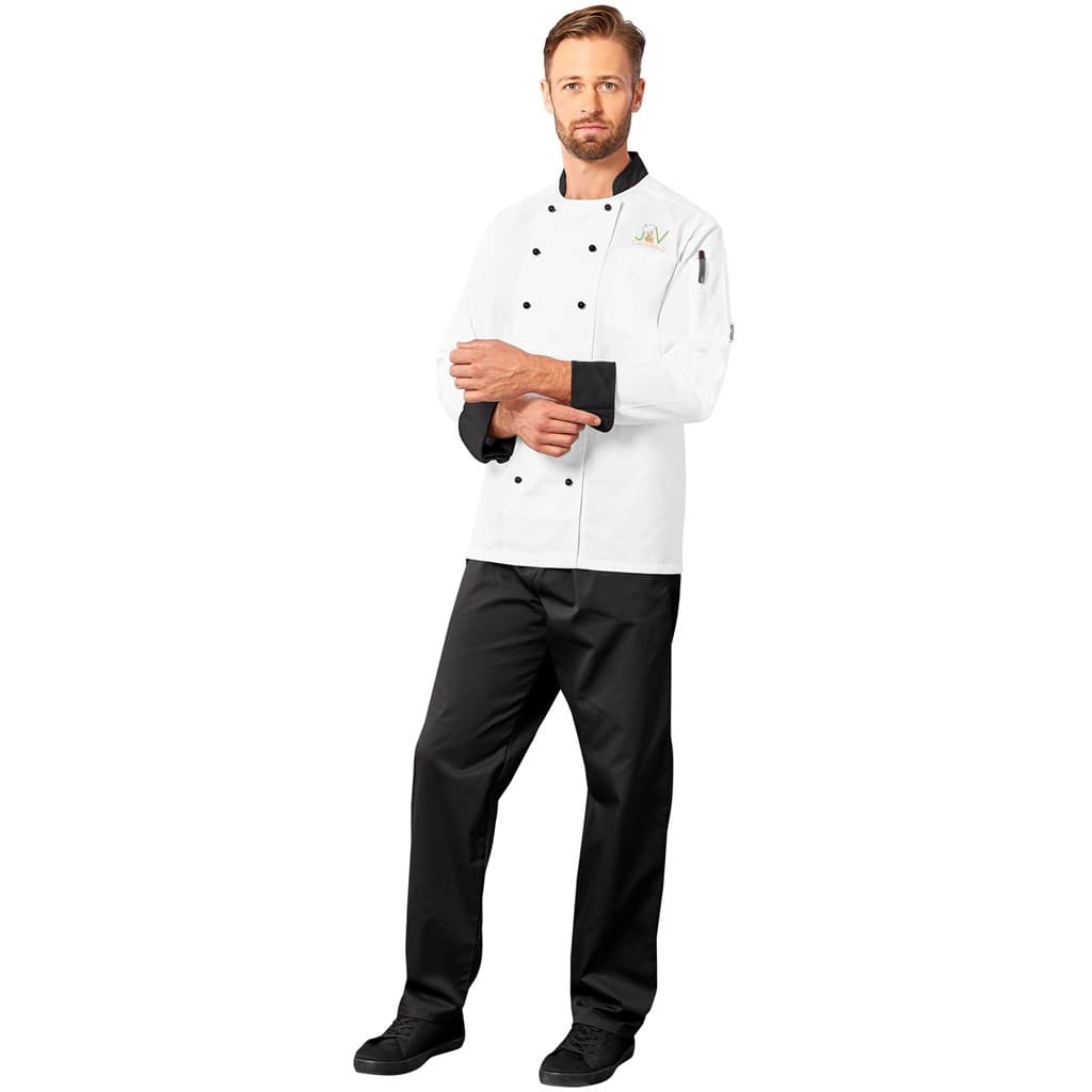 Unisex Long Sleeve Toulon Chef Jacket thumbnail 3