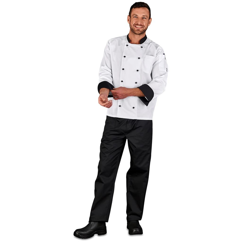 Unisex Long Sleeve Toulon Chef Jacket thumbnail 4