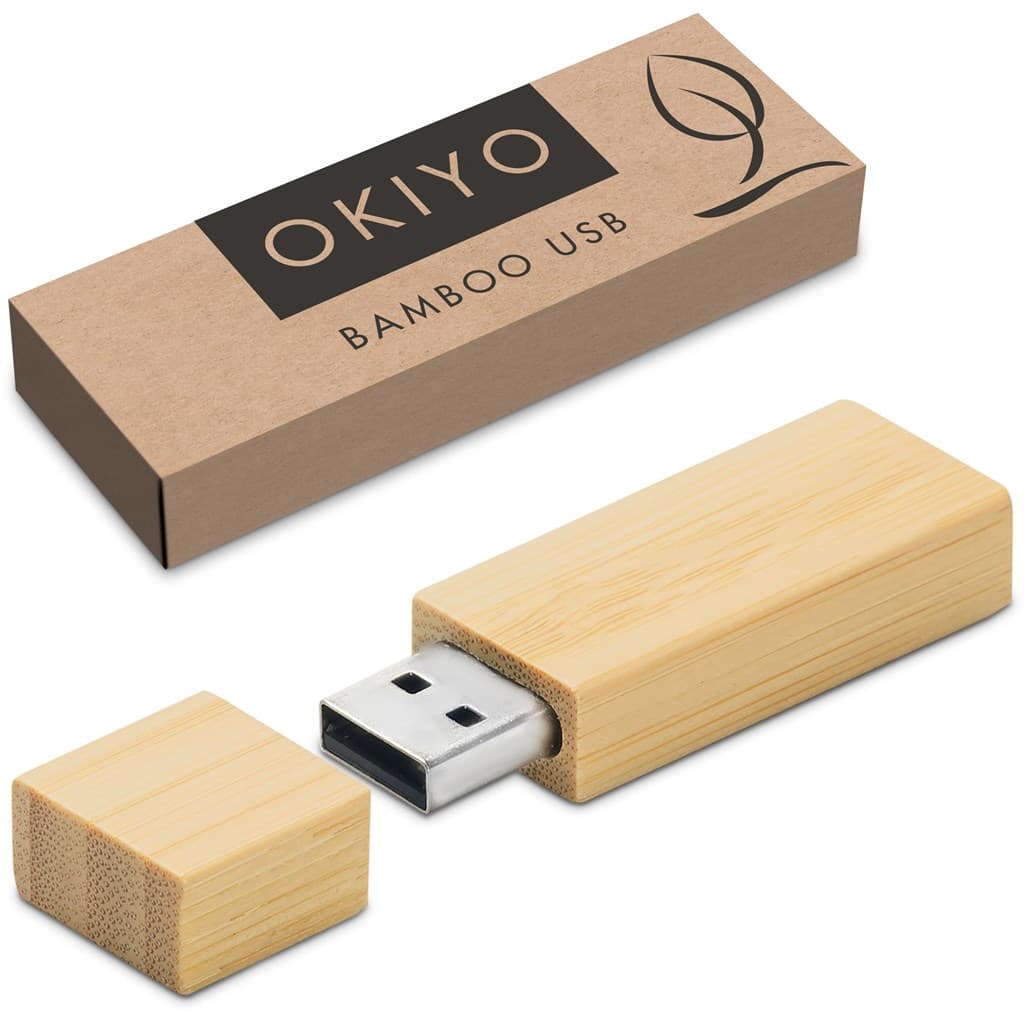 Okiyo Komorebi Bamboo Flash Drive – 16GB