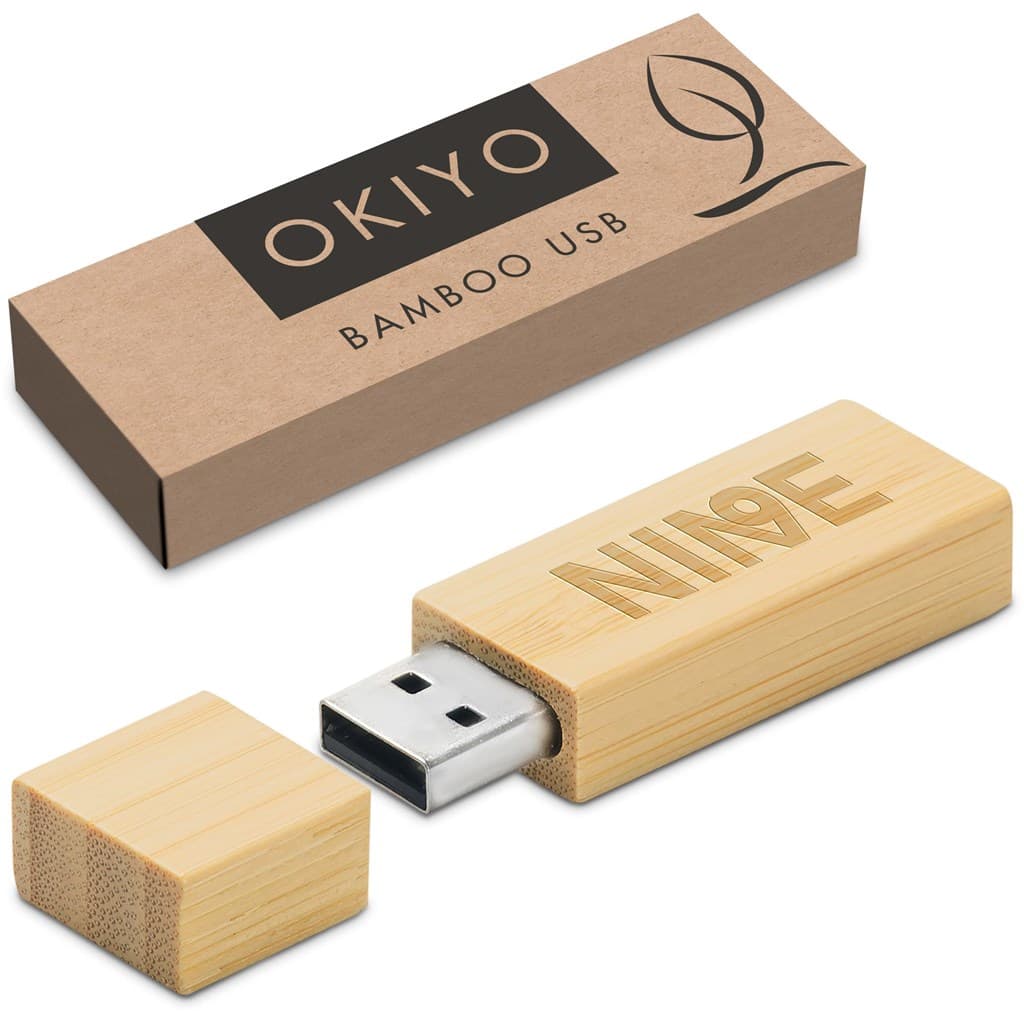 Okiyo Komorebi Bamboo Flash Drive – 16GB thumbnail 8