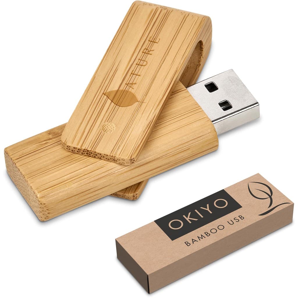 Okiyo Bakemono Bamboo Flash Drive – 32GB thumbnail 3