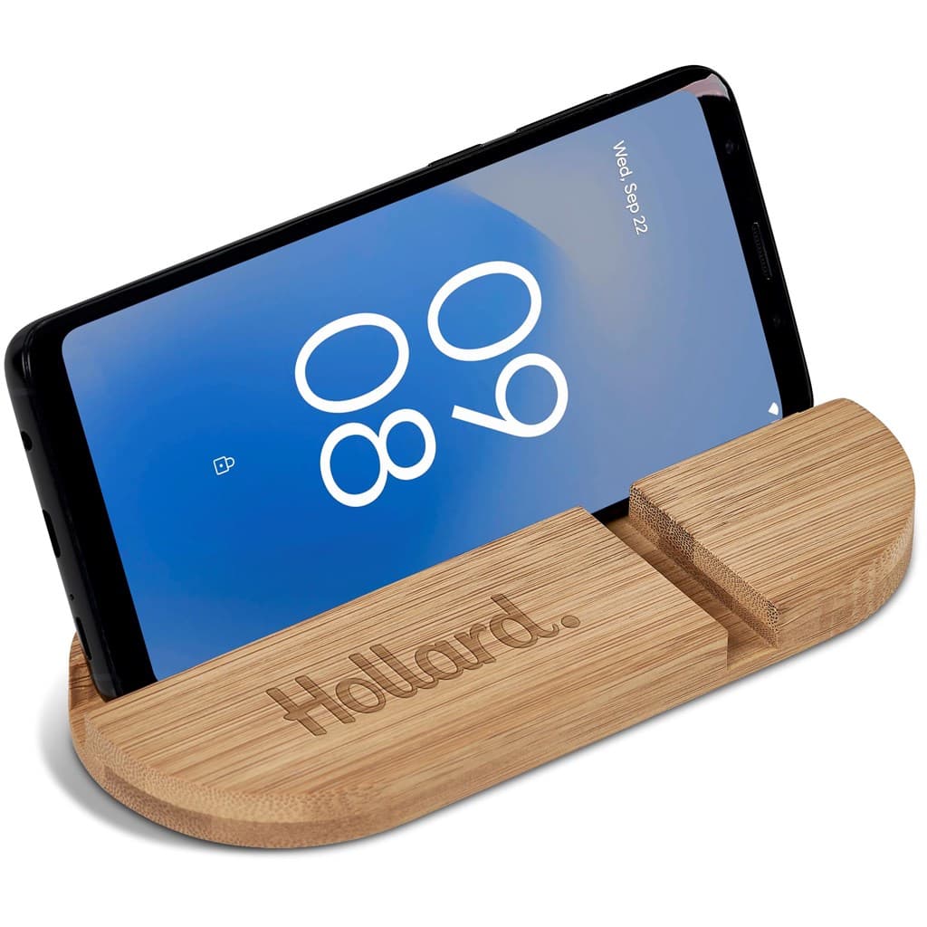 Okiyo Kurosu Bamboo Phone Stand thumbnail 5