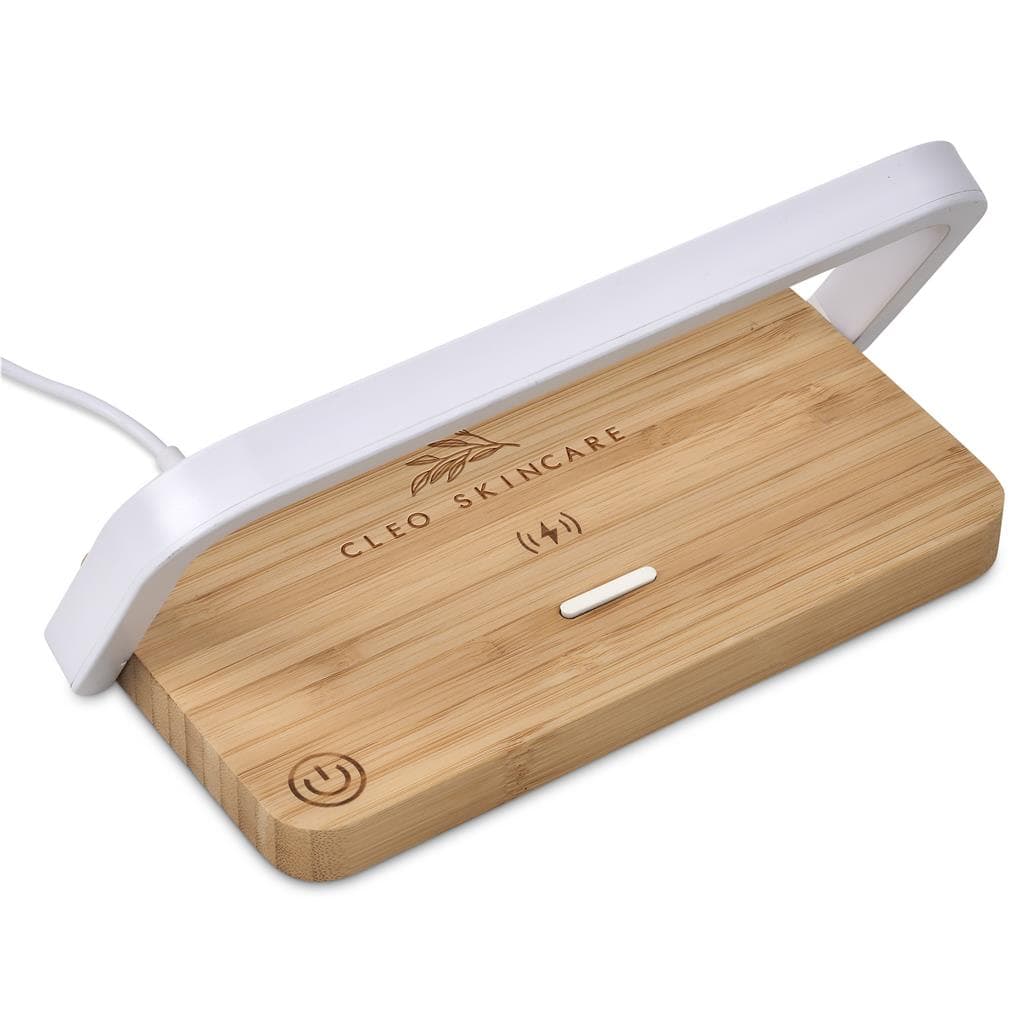 Okiyo Yoru Bamboo Wireless Charger & Night Light thumbnail 9