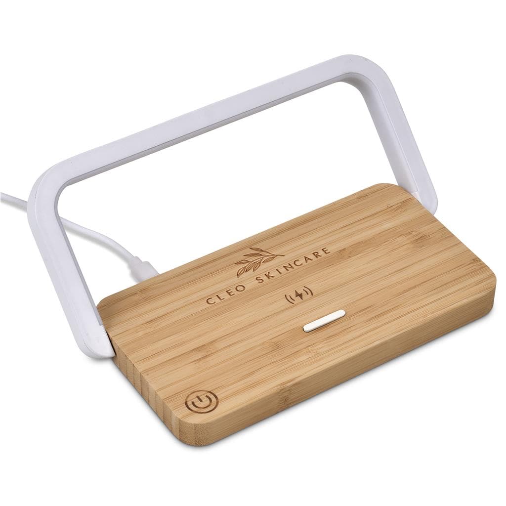 Okiyo Yoru Bamboo Wireless Charger & Night Light thumbnail 10